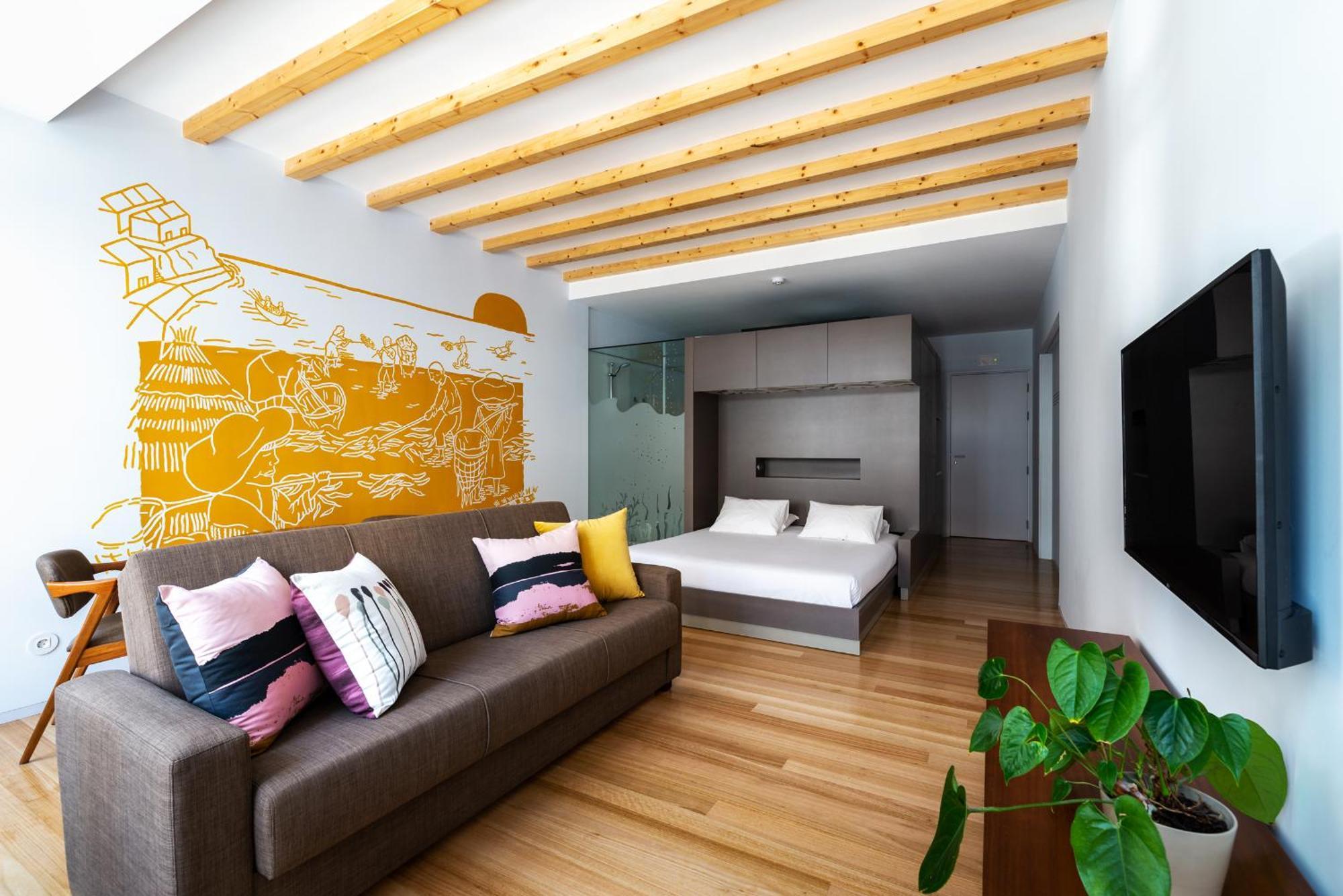 Pensao O Laranjeira Hotel เวียนา โด กัสเตโล ภายนอก รูปภาพ