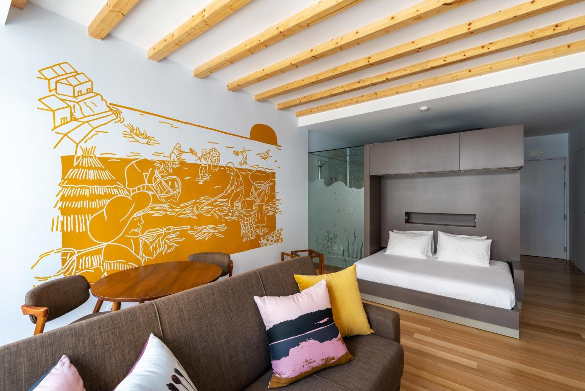 Pensao O Laranjeira Hotel เวียนา โด กัสเตโล ภายนอก รูปภาพ